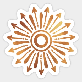 Golden Sunshine Sticker